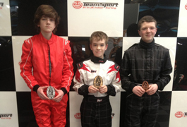 Racing Perfection Kart Academy Eastleigh Juniors Final Podium - Round 2
